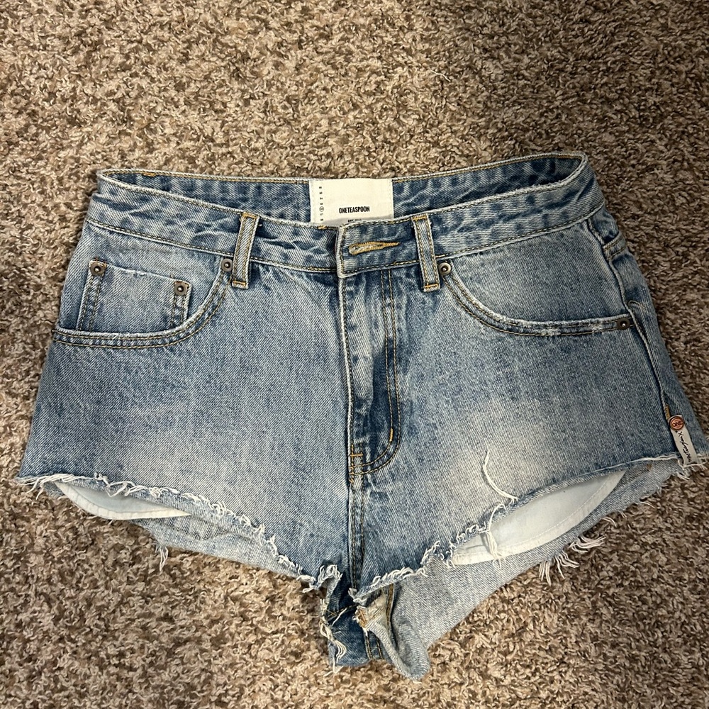 One Teaspoon the one shorts size 26, color: ocean